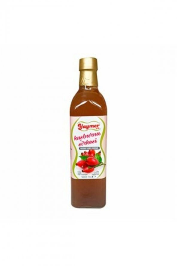 Yaymer   Organik Kuşburnu Sirkesi Doğal Fermantasyon 500 ml
