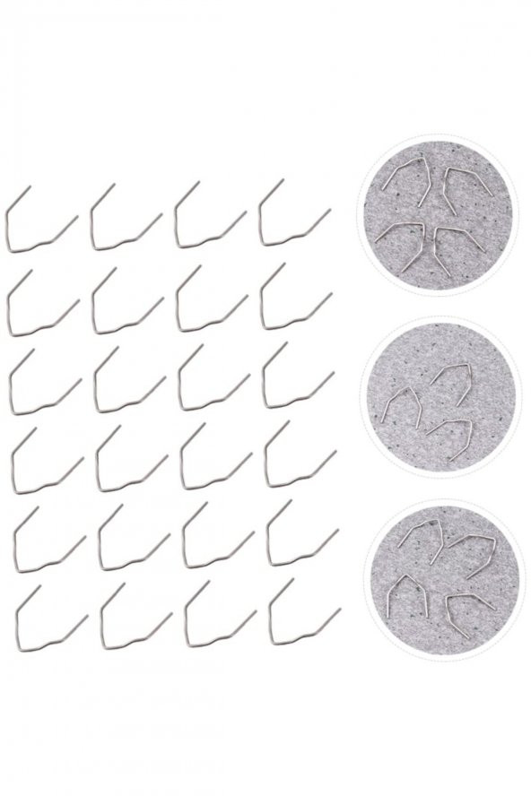 100 ADET 0,8MM V TİP PLASTİK KAYNAK ZIMBA TELİ - 2