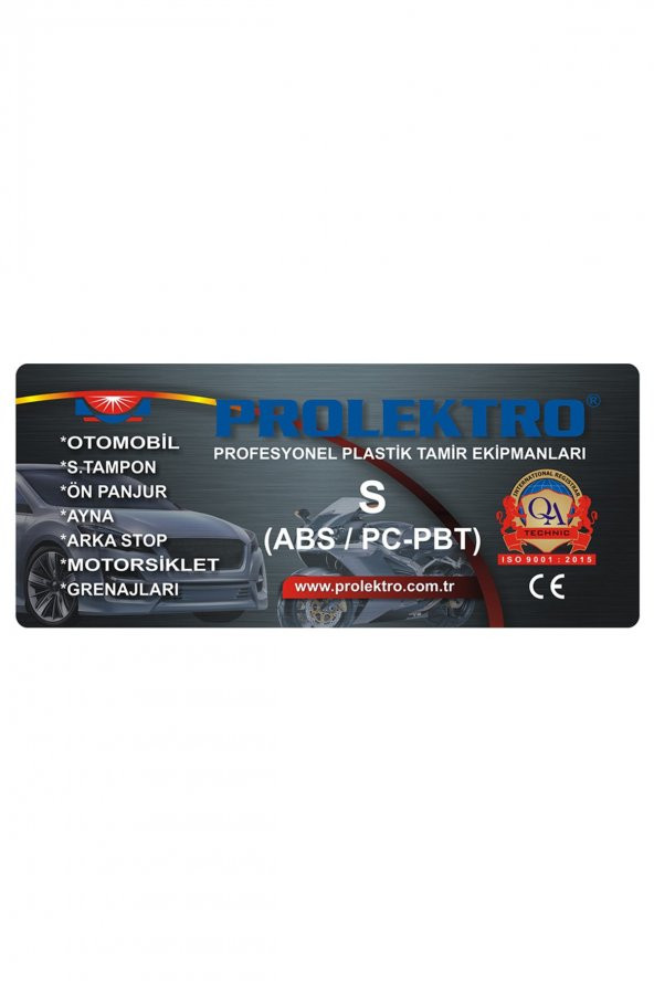 S (ABS) Siyah Geniş Plastik Elektrot - Kaynak Çubuğu - 2