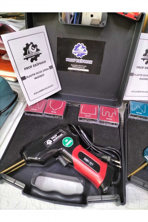 100 W Sıcak Zımba Plastik Kaynak Tamir Seti-200 Adet Tel Zımba Dahil