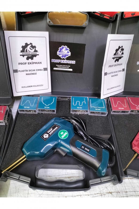 100 W Sıcak Zımba Plastik Kaynak Tamir Seti-200 Adet Tel Zımba Dahil - 2