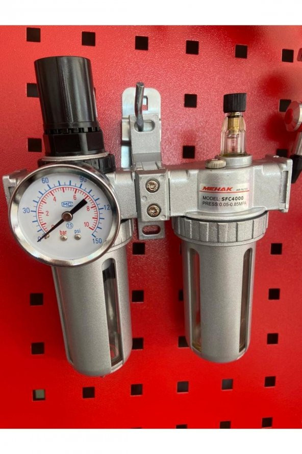 Su Tutucu Fıltre Kompressör Şartlandırıcı 1/2 2li