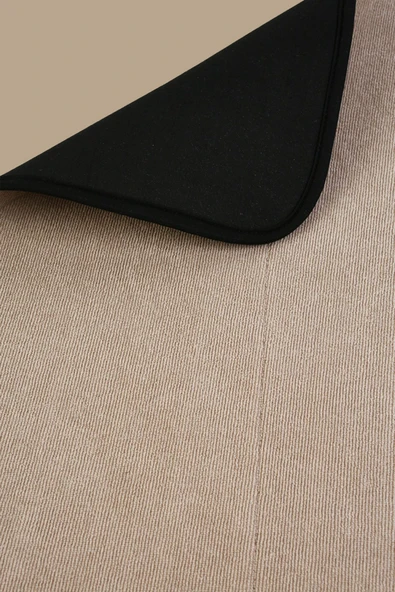 Microfiber Bulasik Kurutma Mati Kurulama Bezi Kurutma Örtüsü Tezgah Üstü Bej - Resim 6