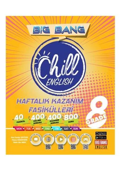 LGS 8. Grade Big Bang Chill English Haftalık Kazanım Fasikülleri