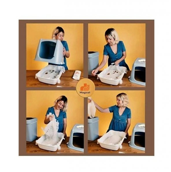 Magicat Kedi Kumu Filtresi L-XL Boy 7 Li - 3