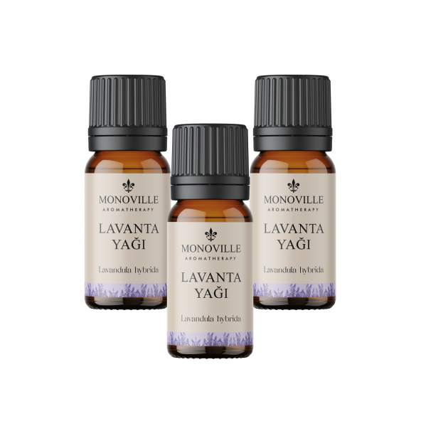 Lavanta Uçucu Yağı 3'lü Set %100 Saf Ve Doğal ( Lavender Essential Oil) 3x10 ml