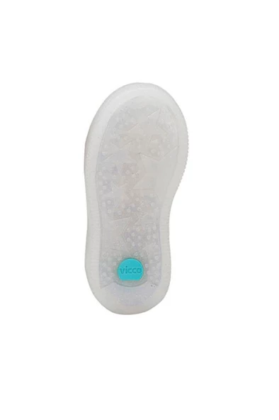 Vicco Rainbow 220.F22K.180 Kız Çocuk Işıklı Bot Beyaz Fuşya 31-34 - Resim 4