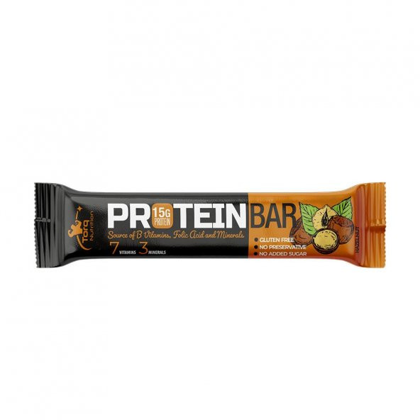 Torq Nutrition Protein Bar Fındık 50 gr (1 Adet)