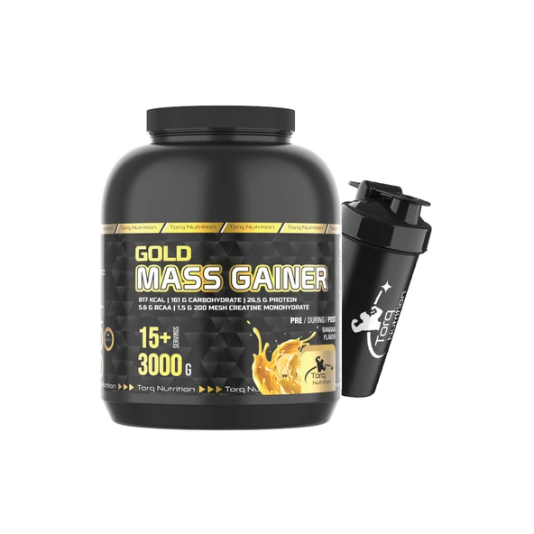 Torq Nutrition Gold Mass Gainer Karbonhidrat Tozu 3000 Gr - Muz Aromalı ürün görseli