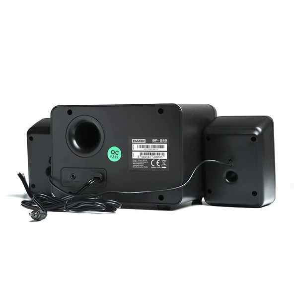 DARK SP-215 Total 11W RMS 2+1 Multimedia Speaker DK-AC-SP215 - 2