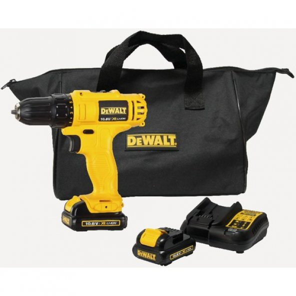 Dewalt DCD700C2-TR 10.8VOLT/1.3AH Li-Ion Çift Akülü Profesyonel Vidalama - 2