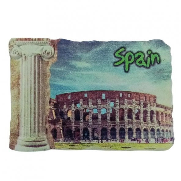 İspanya Temalı Sütun Magnet