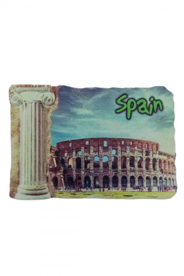 İspanya Temalı Sütun Magnet - 3