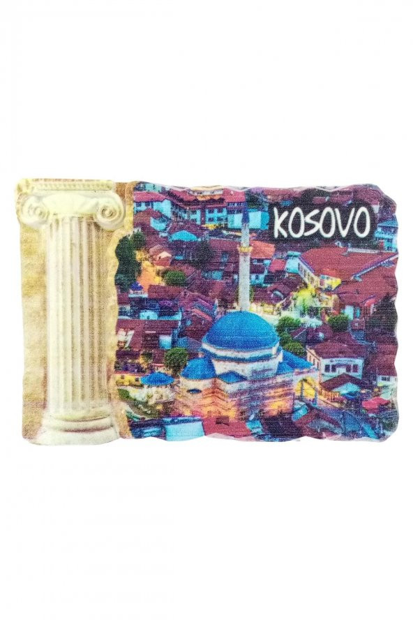 Kosova Temalı Sütun Magnet - 3