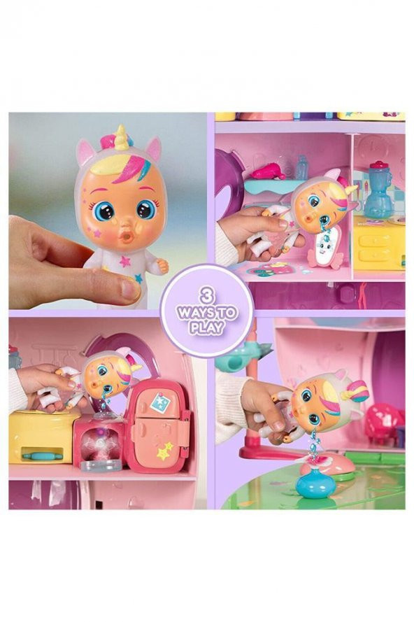 Cry Babies Mt Dreamy Mega Ev CYB29000, Ağlayan Bebeklerin Büyük Evi Oyun Seti - 3