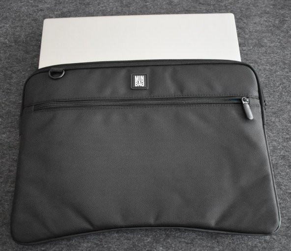 Minbag Billy 15 Laptop Çantası Siyah Mavi - 5