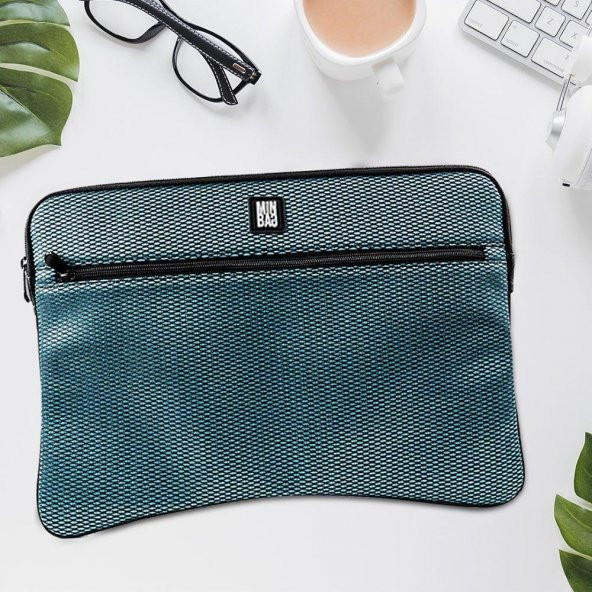 Minbag Marry 15 Laptop Çantası Mavi - 7