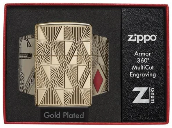 Zippo Armor Luxury Diamond Dizayn Çakmak - 5