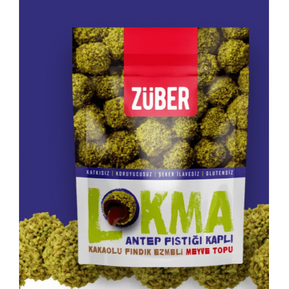 Züber Lokma Antep Fıstığı Kaplı 96 Gr