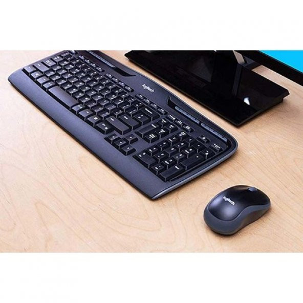 Logitech MK330 Kablosuz Klavye Mouse Set Siyah 920-003988 - 7