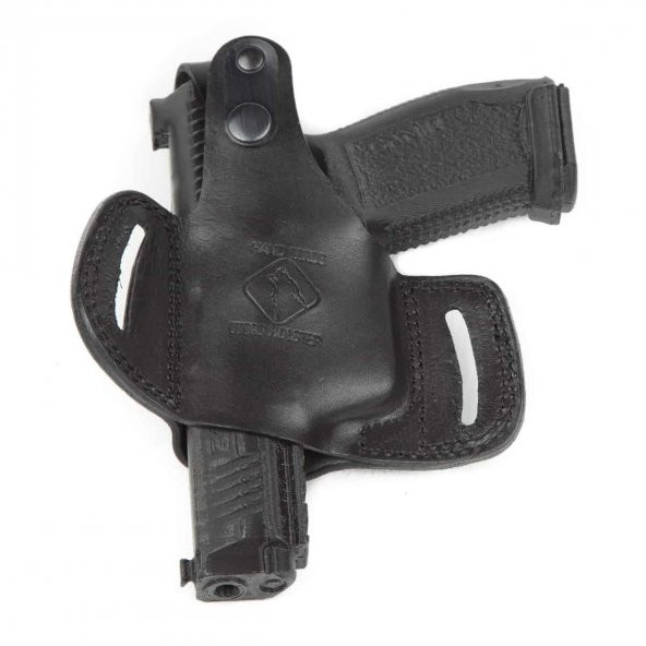 Wolf Holster Beretta Deri Tabanca Kılıfı Yarım Kelebek Siyah - 2