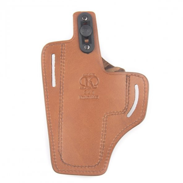Sig Sauer P226 Deri Tabanca Kılıfı Taba Baskılı Kapalı - 2