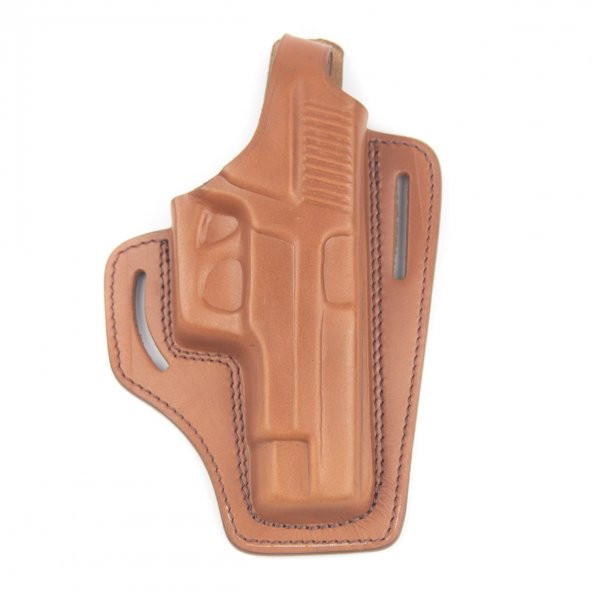 Sig Sauer P226 Deri Tabanca Kılıfı Taba Baskılı Kapalı - 3