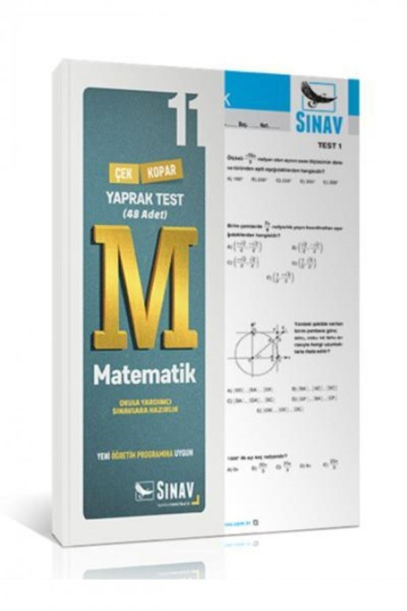 SINAV YAYINLARI 11.SINIF MATEMATİK YAPRAK TEST ürün görseli 1