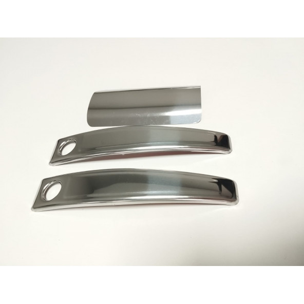 Peugeot J10 Krom Kapı Kolu 3 Parça 2010+ Paslanmaz Çelik - Resim 3