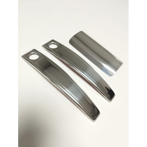 Peugeot J10 Krom Kapı Kolu 3 Parça 2010+ Paslanmaz Çelik - Resim 4