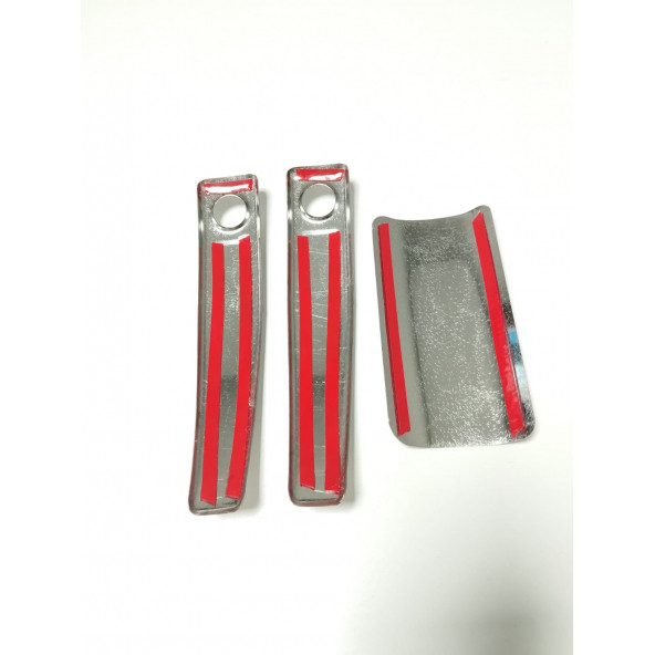 Peugeot J10 Krom Kapı Kolu 3 Parça 2010+ Paslanmaz Çelik - Resim 5