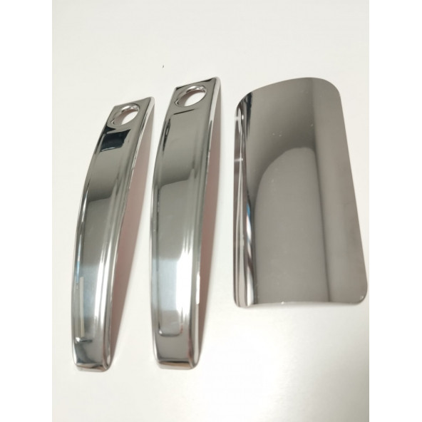 Peugeot J10 Krom Kapı Kolu 3 Parça 2010+ Paslanmaz Çelik - Resim 7