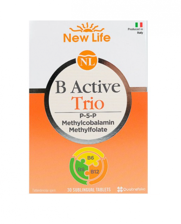 Ne W Life B Active Trio 30 Tablet ürün görseli 1