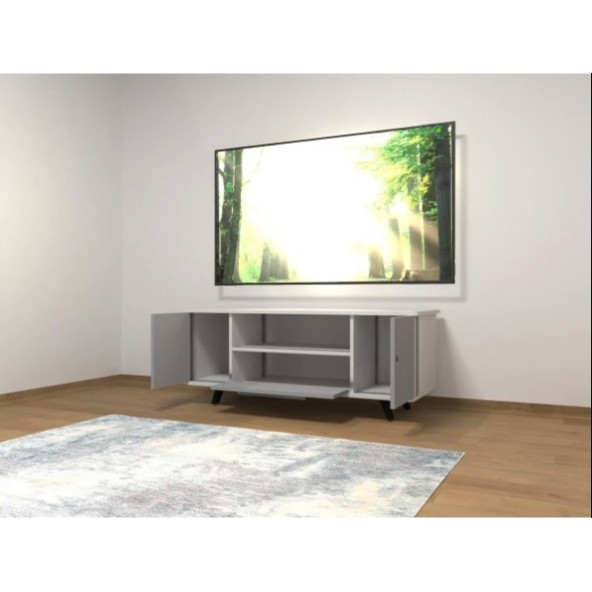 Antrasit - Beyaz Tv Alt Modül - 3