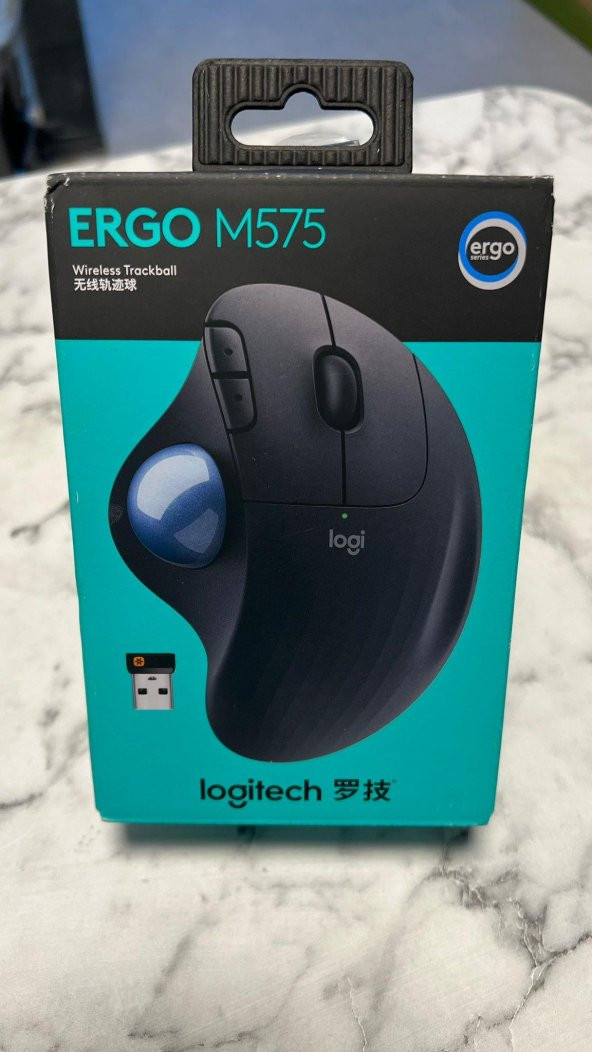 Logitech ERGO M575 Kablosuz İz Topu Özellikli Mouse (Outlet)