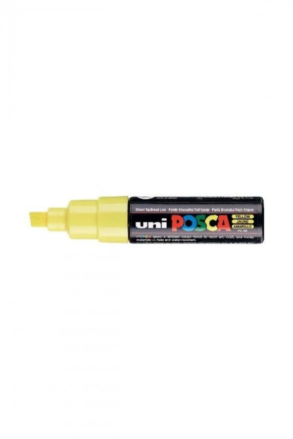 Posca Pc-8k Boyama Markörü 8.0mm Yellow - 2