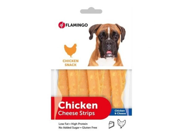 Flamingo Chicken Peynirli Köpek Ödül Çubuk 85GR Ödülü 85 gr Skt:11/2025