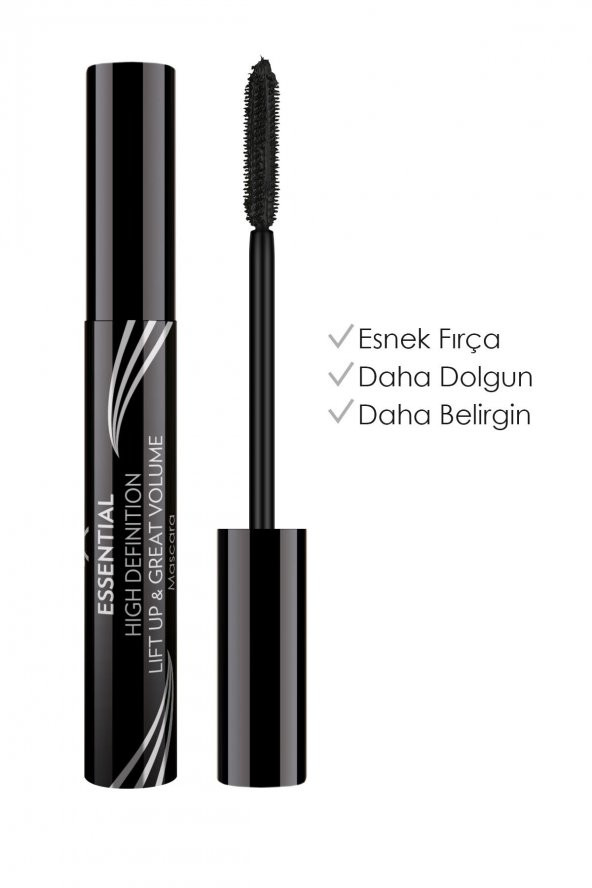 Hacim Etkili Siyah Maskara - Essential High Definition&Liftup&Great Volume Mascara - 2