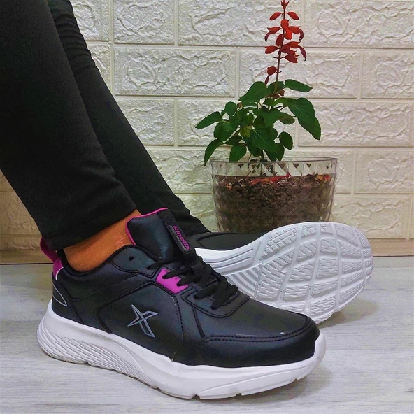Kinetix Optımo Pu Siyah Fuspetli Comfort Atom Kadın Spor Ayakkabı - 3
