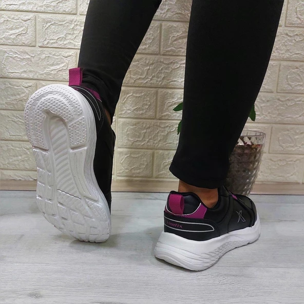 Kinetix Optımo Pu Siyah Fuspetli Comfort Atom Kadın Spor Ayakkabı - 7