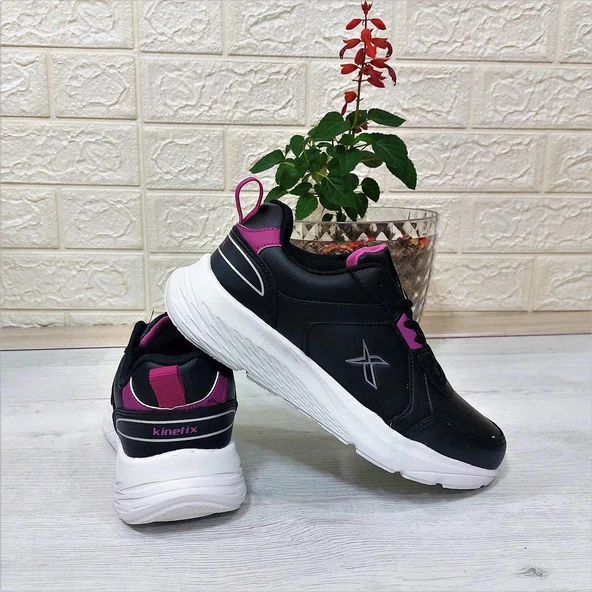 Kinetix Optımo Pu Siyah Fuspetli Comfort Atom Kadın Spor Ayakkabı - 8