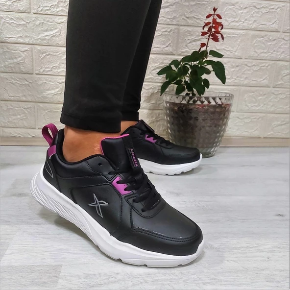 Kinetix Optımo Pu Siyah Fuspetli Comfort Atom Kadın Spor Ayakkabı - 5