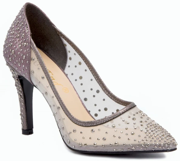 Gedikpaşalı 9K End 5166 Platin Bayan Ayakkabı Abiye ürün görseli