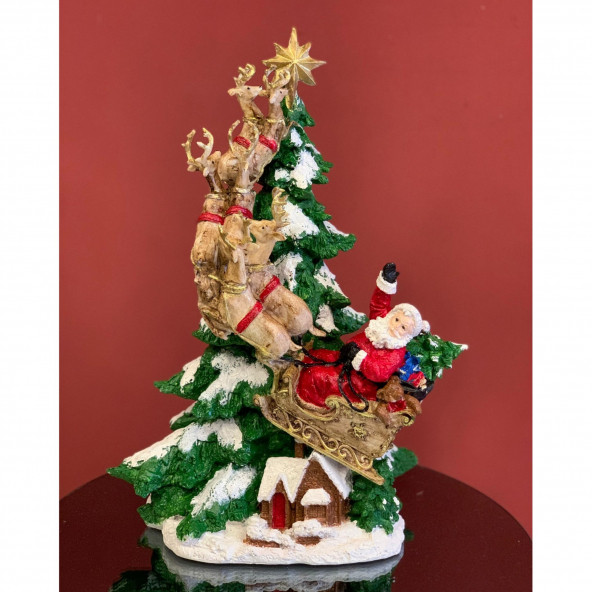 ÇAM AĞACINDA NOEL BABA DEKOR HS661-2