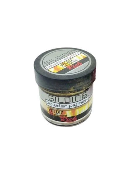 Rich Gilding Powder Yaldız Toz Pigment 60cc  Altın ürün görseli