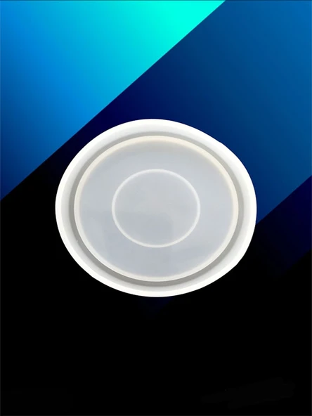 Epoksi Kenarlıklı Bardak Alt. Yuvarlak - Resim 2