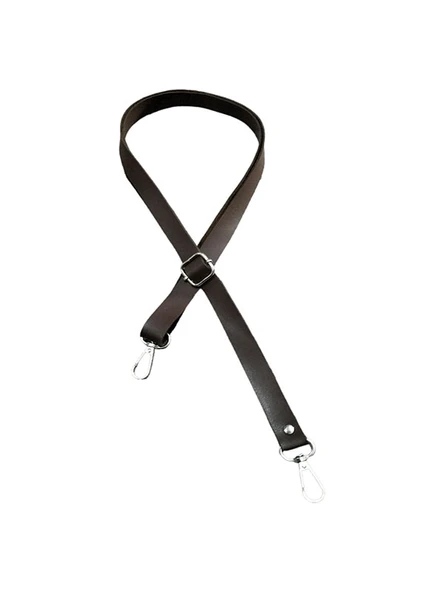 Suni Deri Çanta Sapı  Koyu Kahve ürün görseli