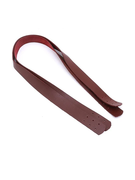 Deri Çanta Sapı Çift Bordo ürün görseli