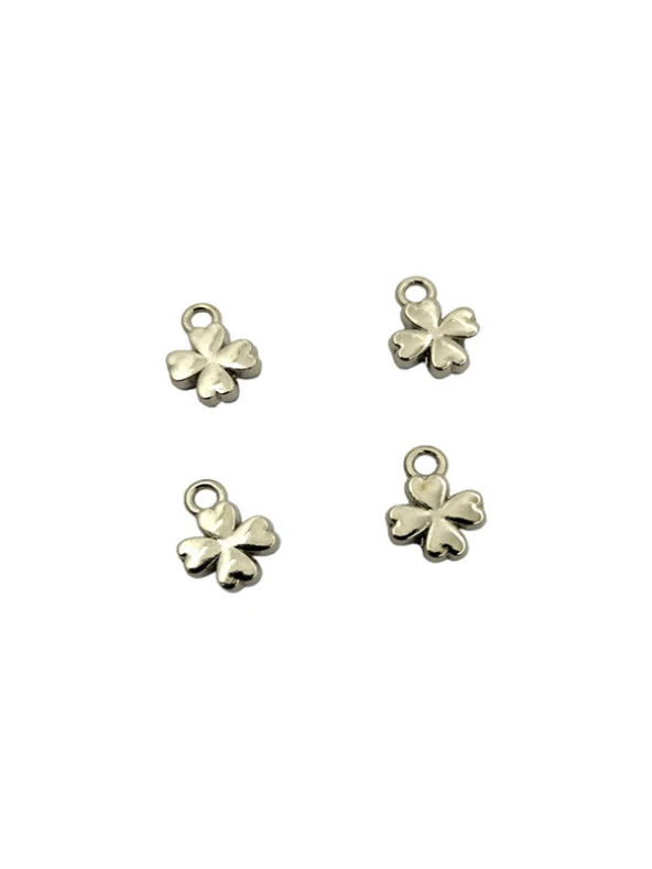 Yonca Kolye Ucu Gümüş