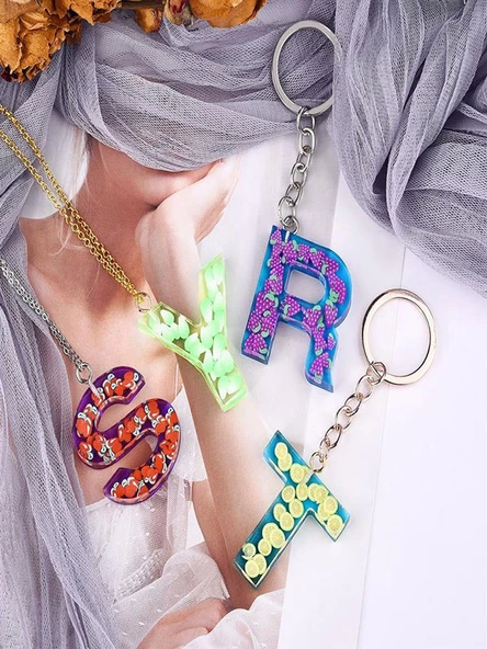 Epoksi Dolgu Malzemesi Mini Yıldız Çiçekler - Resim 2